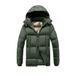 Cotton-padded Men's Graphene Slim-fit Removable Cap Thickened Hooded Jacket Men_viptrois.com