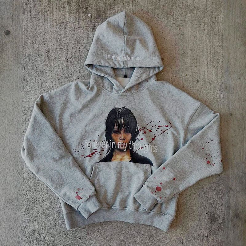 Men's & Women's Casual Hooded Sweatshirt With Cartoon Print, Streetwear Style, Comfortable Polyester Blend, Loose Fit, Long Sleeve, Unisex Fashion_viptrois.com