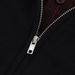 Fau’x Two-tone Solid Color Zippered Hoodie Sweatshirt_viptrois.com