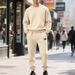 Men's Fleece Hoodie & Jogger Set – Winter Warm Pullover Sweatshirt With Relaxed Fit Pants (S-XXXL, 100% Polyester)_viptrois.com