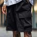 Men's Exclusive Cargo Shorts Style Multi Pocket Loose Fit Athletic Five Point Pants Best Selling Item_viptrois.com