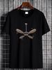 Halloween Ceiling Fan Costume Funny Easy Lazy Last Minute T-Shirt Stretched Comfortable Summer Print Round Neck Short Sleeve Breathable Designer Clothes Casual Soft Female Versatile Graphic Unisex Slightly Stylish T-Shirt For Women Casual Streetwear_viptrois.com