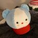 Korean Cute Cartoon Plush Baseball for Women, Warm Versatile in Autumn and Winter, Duck Tongue Hat, Big Head, Wide Face,_viptrois.com
