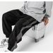 Monochrome Man- Custom Suede Casual Men, Loose Fit, Gothic Print, American Style, Jogger Pants For Autumn_viptrois.com