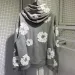 Denim Hoodie: Designer Kapok Print Sweatshirt, Hip Hop Streetwear Pullover With Long Sleeves_viptrois.com