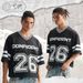 Men's Clothing Short Wide Mesh Jersey T Shirt High Quality Trendy Brand Contrast Color Men's Short Sleeve Men's T Shirt_viptrois.com