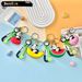 Bag Charm Creative Cute Fruit Panda Keychain Bag Pendant Cartoon Car Keychain Pendant Exquisite Gifts Wholesale_viptrois.com