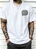 100% Cotton Men Oversized T-shirt Biass Text In Comic Bubble Print Crew Neck Short Sleeve Streetwear Tee_viptrois.com