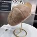 New Beret Pumpkin Fur Women's Raffia Style Winter Versatile Plush Hat For Women_viptrois.com