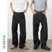 Classic Straight Leg Men's Jeans Semi-Elastic Waist Comfort Fit Everyday Denim Pants 10 Color Options_viptrois.com