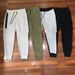 2024 Spring And Autumn Casual Sports Drawstring Jogger Patchwork Cotton Knit Men's Multi-color 002 Sweatpants_viptrois.com