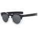 Men's Sunglasses New Fashion All Match Sunglasses For Men And Women Of Plain Makeup Trendy Sunglasses Anti Ultraviolet Round Frame Glasses_viptrois.com