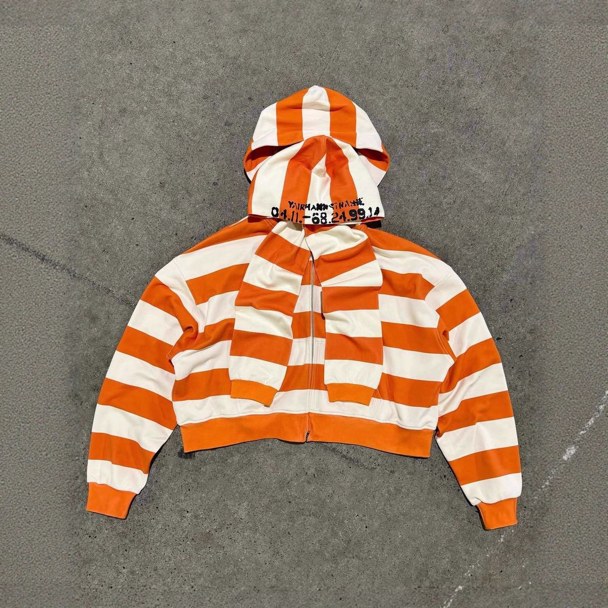 Men's Y2K Color Block Loose Fit Hoodie - Double Layer Zipper Casual Sweatshirt For Streetwear Fashion_viptrois.com