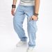 Men's Printed Jeans Straight Leg Pants Stretch Comfortable Cotton Denim Trousers For Casual Daily Wear_viptrois.com
