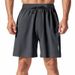 Spring/Summer 2025 Men's Quick-drying Sports Shorts, Luminous, Slightly Elastic, Loose Fitness Capri Pants_viptrois.com