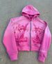 Urban Hip-Hop Gradient Print Hooded Sweatshirt Jacket - Stylish Oversized Pullover With 3D Design For Men & Women_viptrois.com