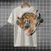 Men's Clothing Cotton Full Print Direct Injection Short Sleeve T Shirt Men's Summer Loose Retro Casual Fashion Round Neck_viptrois.com