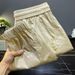 Men's Clothing Summer Ultra Thin Soft Nine Point Casual Pants Men's New Style Drawstring Pants Trendy Loose Harem Sports Pants_viptrois.com
