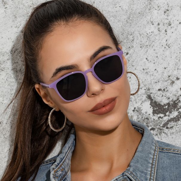 Einfache Retro Sonnenbrille Frauen Männer Square Trend Brillen Frauen Hochwertige Brille Frauen Brillen Gafas De Sol Mujer UV400_viptrois.com