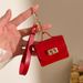 Bag Charms New Mini High End Small Bag Keychain Coin Purse Accessories Pendant Mobile Phone Bag Female Jewelry Pendant Gift_viptrois.com