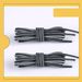 Shoe Accessories 3MM fine two color woven yellow boots Martin boots kick resistant yellow brown round shoelace rope a pair_viptrois.com