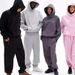 Men's & Women's Letter Hoodie Set Suitable For Sports, Shopping, And Leisure; A Must-have For Trendsetters._viptrois.com
