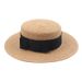 Star style Japanese straw hat for women summer retro flat top small fresh hat sun protection beach hat_viptrois.com