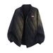ACUSCEOOU Men's Quilted Bomber Jacket – Winter-Ready Polyester Puffer Coat With Diamond Stitching, Streetwear Zip-Up (Black/Mint/Beige, M-6XL)_viptrois.com
