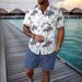 Men's Clothing Leisure Vacation Tropical Print Men's Shirt_viptrois.com