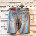 Men's Clothing Summer Denim Shorts Casual Pants Ins Trend Personality Ripped Old Embroidery Label Mid Length Pants_viptrois.com