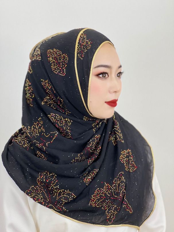 Women's Hijab Women's Hot Diamond Wrap Head Scarf Head Scarf_viptrois.com