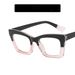 Women's Eyeglasses Square Small Frame TR90 Glasses Frame New Anti Blue Light Flat Glasses With Flower Package Simple Glasses Frame_viptrois.com