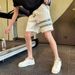 High-end Checkered Shorts, Men's Trendy Brand Casual Five-inch Men's Pants, 2025 New Men's Summer Thin Pants_viptrois.com