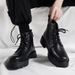25Zipper Martin Boots Men's Spring And Autumn High-top British Retro Men's Ankle Boots_viptrois.com