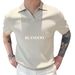Men's Slim Fit Short Sleeve Polo Shirt - Breathable & Wrinkle-Free Knit Casual Top For Summer_viptrois.com