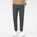 Men's Clothing Pants Men's New Summer Casual Trousers Men's Stretch Pants Straight Pants Thin Nine Point Sports Pants Trousers_viptrois.com