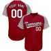 Direct 3D Digital Printed Men's American Baseball Jersey Short Sleeved Cardigan DIY Style_viptrois.com