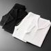 Summer New Trendy Set Men's Thin Korean Short Sleeved Pants Fashion Sports Set_viptrois.com
