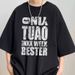 Large-size, Loose-fitting, Youthful, Cool, Trendy, American-style, High-end T-shirt, Short-sleeved_viptrois.com