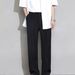 NASA-Inspired Lightweight Dress Pants For Men Style Straight Fit Summer Trousers (Black/Charcoal/Khaki, M-4XL)_viptrois.com