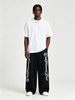 High Street Hip Hop Straight Leg Trousers Retro Harajuku Print Fleece Lined Drawstring Casual Pants For Men And Women Plus Size_viptrois.com