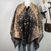 Leopard Print New Long High-End Fashion Shawl Cape Travel Sun Protection Beach Women Thin Scarf_viptrois.com