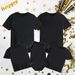 Parent Child Short Sleeved T Shirt Family Of Three Or Four Summer Family New Year Father And Son Outfit_viptrois.com
