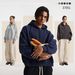 Fleece Hoodie – Oversized Zip-Up Sweatshirt With Dual-Zipper & Drop Shoulder (S-XXL, Active Black/Deep Grey)_viptrois.com