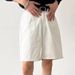 Men's Clothing New Summer White Denim Shorts Trendy Solid Color Casual Shorts_viptrois.com