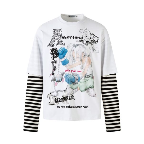 Men's Vintage-Inspired Patchwork Print Tee – Retro Graphic Design, Unisex Streetwear (Sizes S-L, Fall Essential, Hipster & Urban Style)_viptrois.com