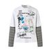 Men's Vintage-Inspired Patchwork Print Tee – Retro Graphic Design, Unisex Streetwear (Sizes S-L, Fall Essential, Hipster & Urban Style)_viptrois.com