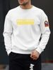 Polar Fleece Solid Color Round Neck Sweater Mens Candy Cotton Long Sleeve Working Clothes_viptrois.com