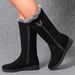 2025 Fluffy Shoes For Autumn And Winter, Casual And Comfortable, Thickened And Fleece Snow Boots, European And American Anti-slip, Wear-resistan_viptrois.com