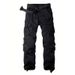 Three-dimensional Pocket Work Pants, Men's Multi-pocket Loose And Durable Casual Pants, Outdoor Pants, Large-sized Straight-leg Sport Pants_viptrois.com
